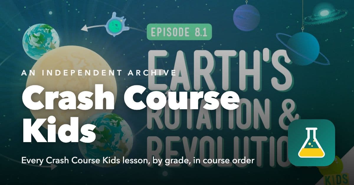 Cover image of the Crash Course Kids archive