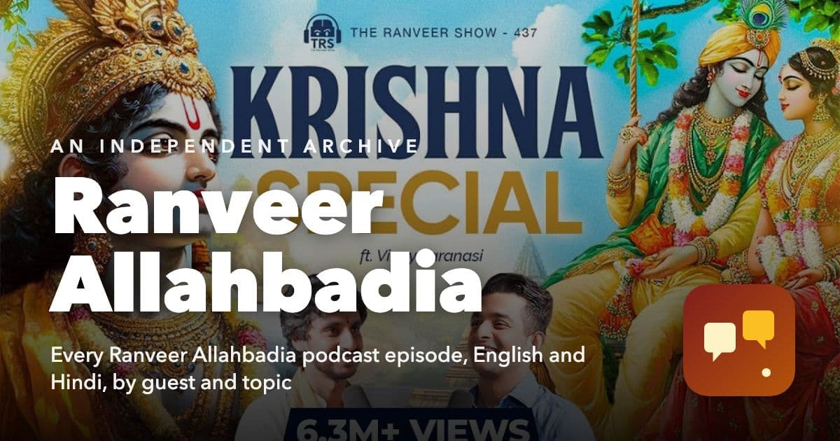 Cover image of the Ranveer Allahbadia archive
